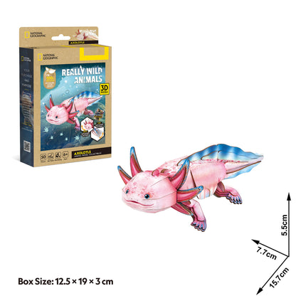 CubicFun Axolotl 3D Puzzle CFDS1185 – built model view 4