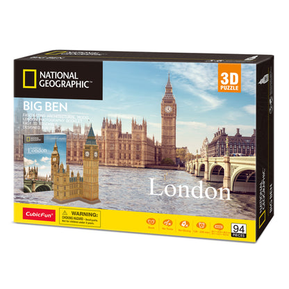 CubicFun Big Ben 3D Puzzle CFDS0992 – built model view 3