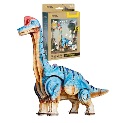CubicFun Brachiosaurus 3D Puzzle CFDS1197 – box and built model