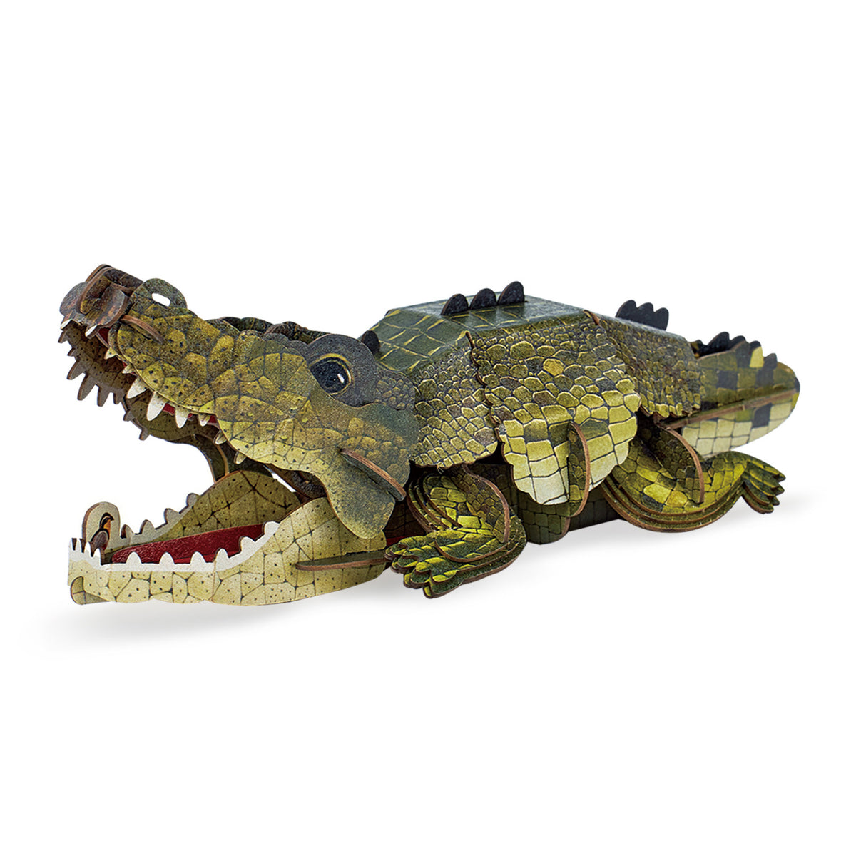 CubicFun Crocodile 3D Puzzle CFDS1076 – built model view 2