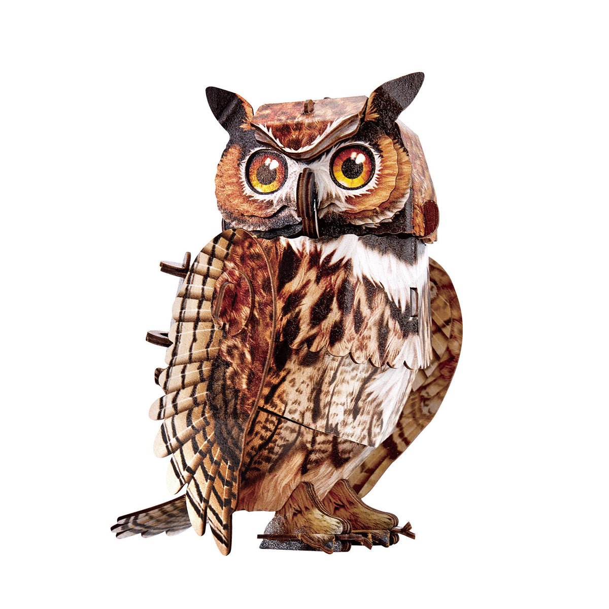CubicFun Eurasian Eagle-Owl 3D Puzzle CFDS1188 – built model view 2