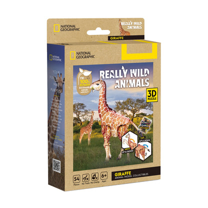 CubicFun Giraffe 3D Puzzle CFDS1190 – built model view 3