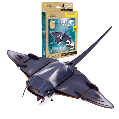CubicFun Manta Ray 3D Puzzle CFDS1178 – box and built model