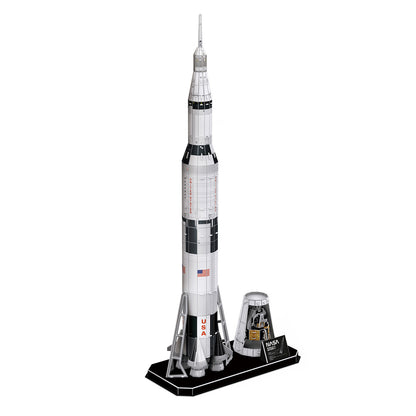 CubicFun NASA Apollo Saturn V Rocket 3D Puzzle CFDS1059 – built model view 2