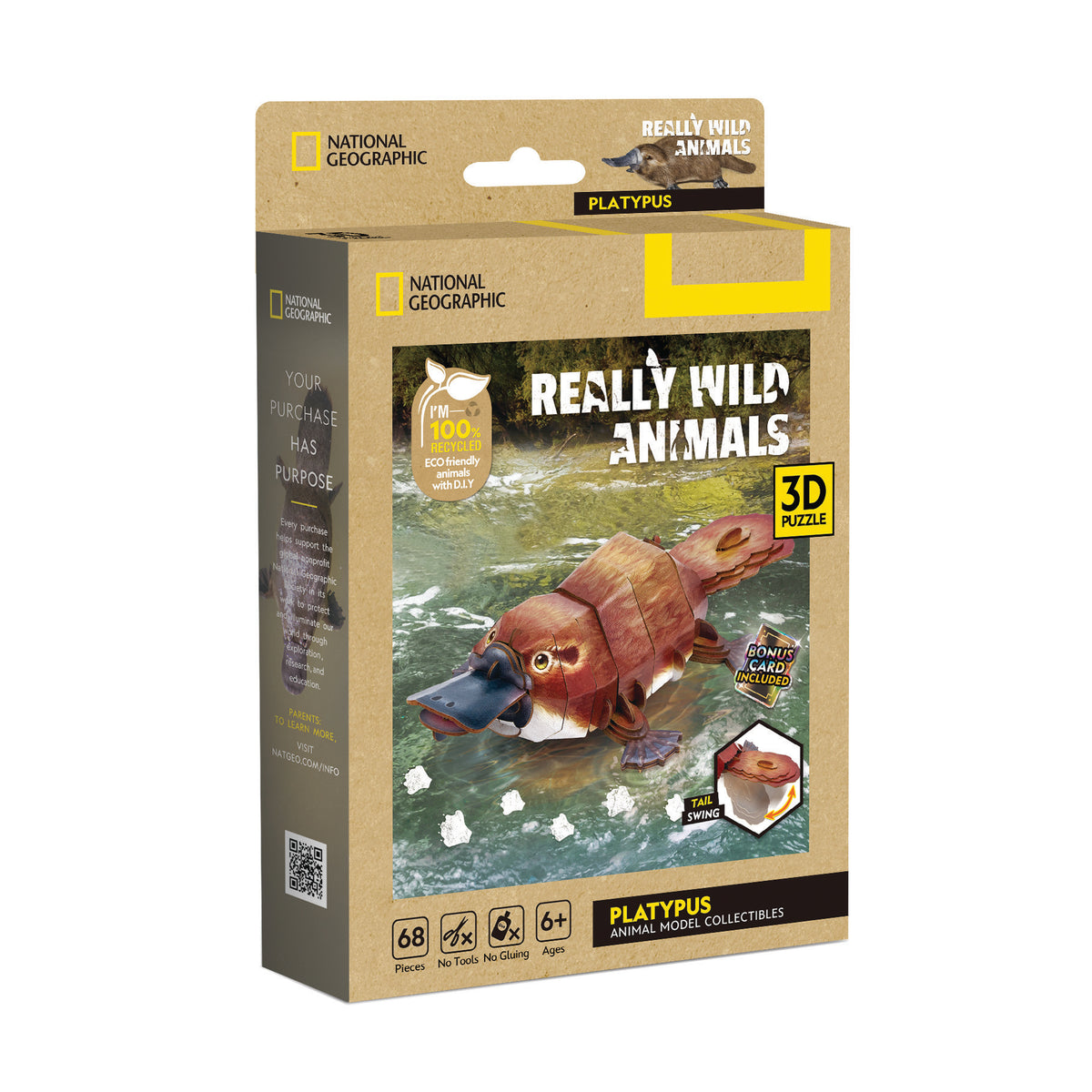 CubicFun Platypus 3D Puzzle CFDS1184 – built model view 3
