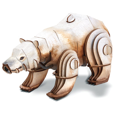CubicFun Polar Bear 3D Puzzle CFDS1183 – built model view 2
