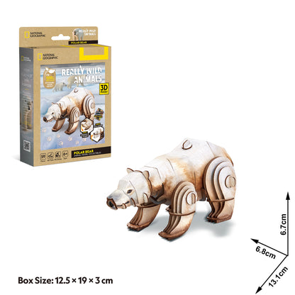 CubicFun Polar Bear 3D Puzzle CFDS1183 – built model view 4