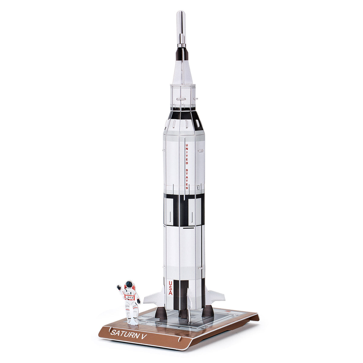 CubicFun Saturn V Rocket 3D Puzzle CFW3198 – built model view 2