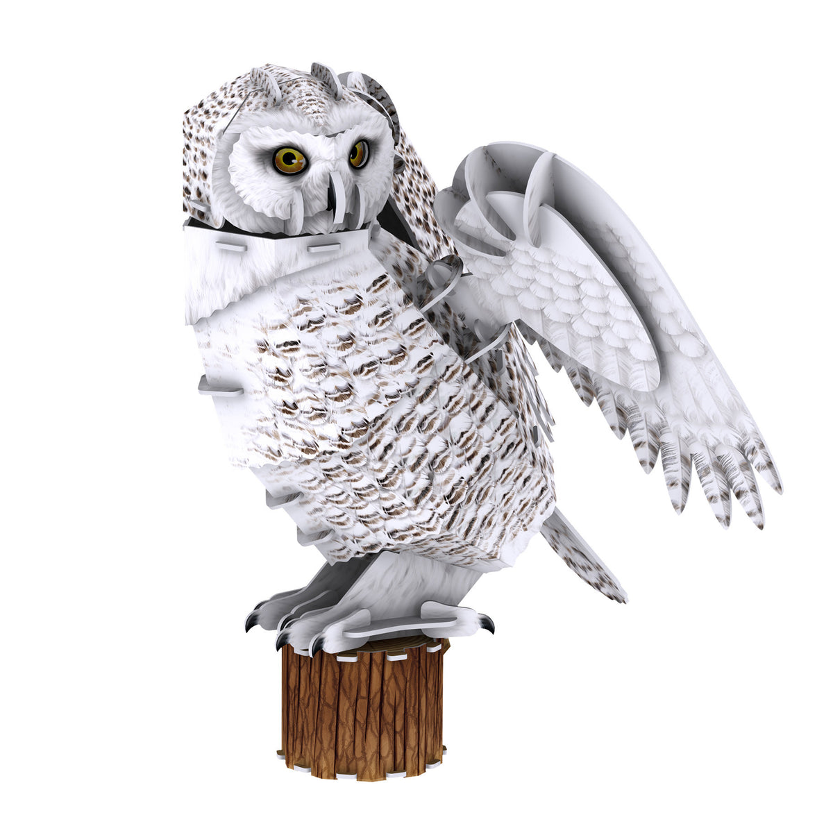 CubicFun Snowy Owl 3D Puzzle CFDS1079 – built model view 2