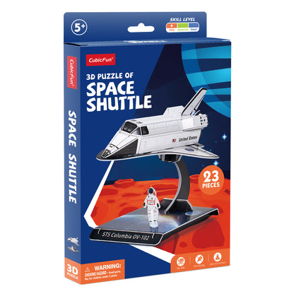 CubicFun Space Shuttle 3D Puzzle CFW3197 – built model view 3