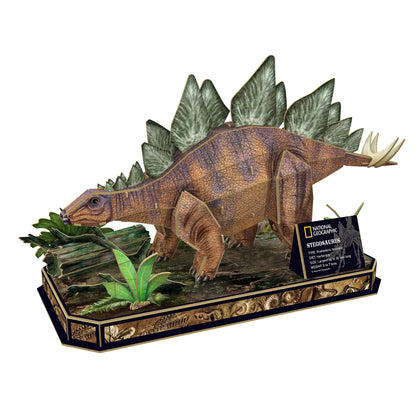 CubicFun Stegosaurus 3D Puzzle CFDS1054 – built model view 1