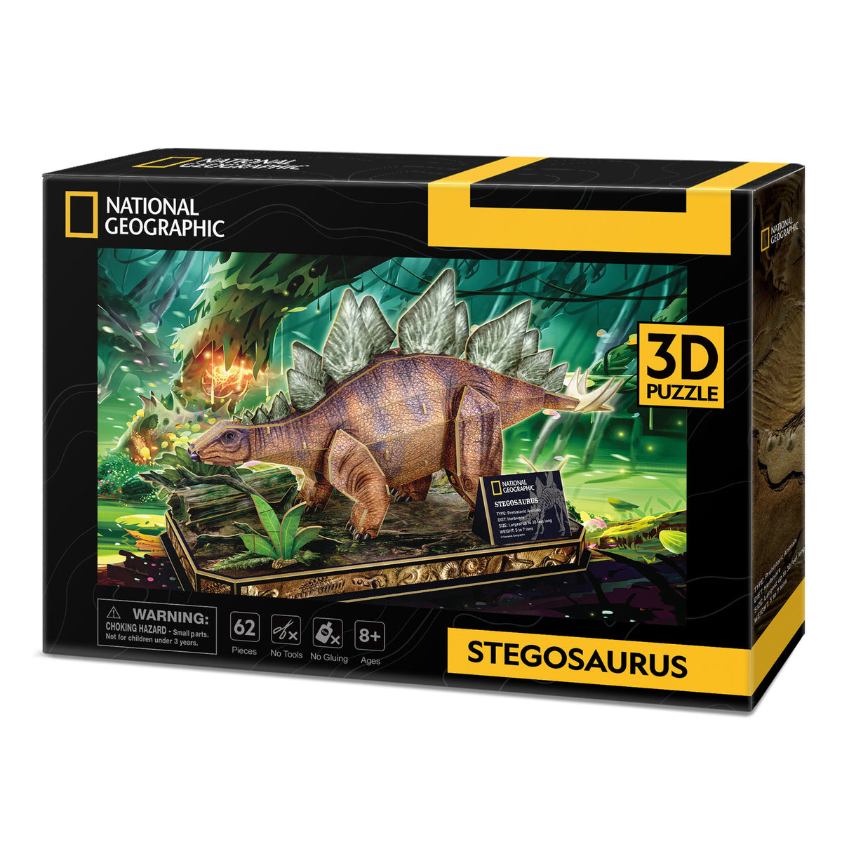 CubicFun Stegosaurus 3D Puzzle CFDS1054 – built model view 2