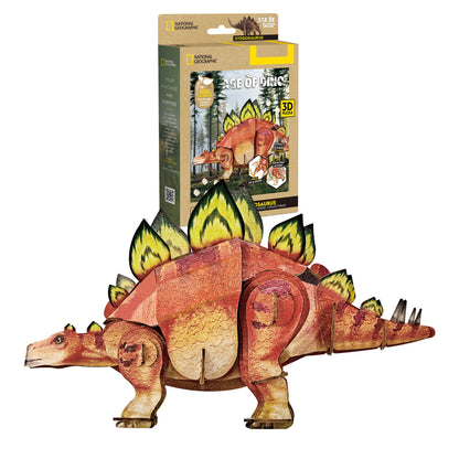 CubicFun Stegosaurus 3D Puzzle CFDS1198 – box and built model