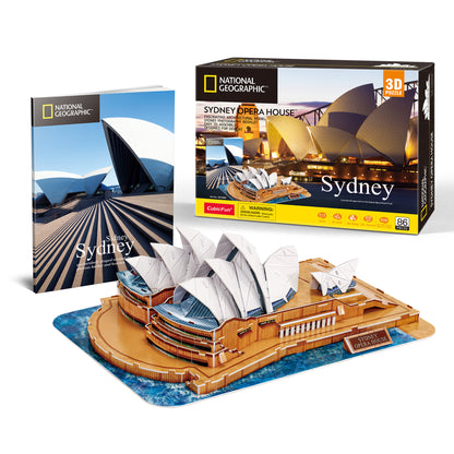 CubicFun Sydney Opera House 3D Puzzle CFDS1088 – built model view 4