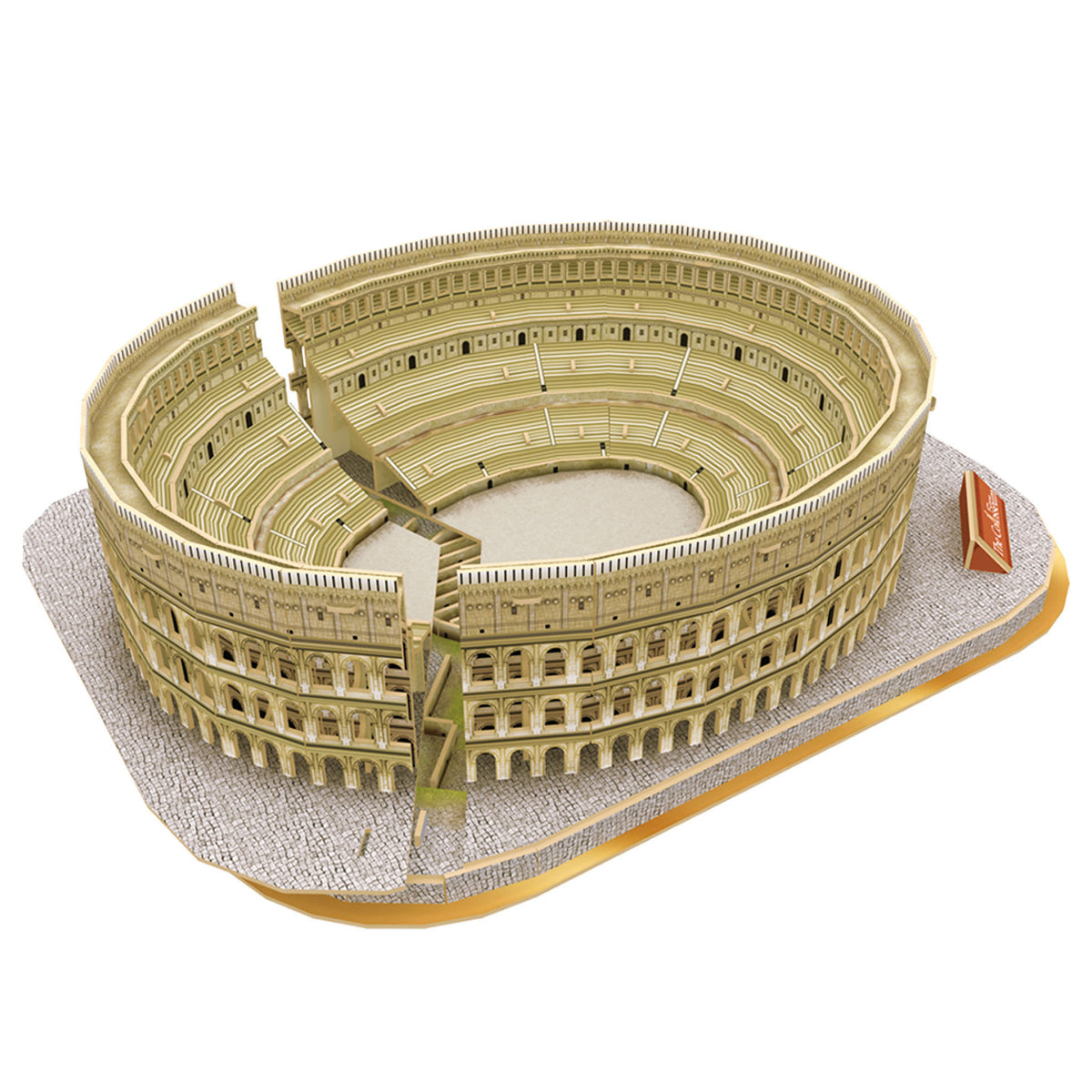 CubicFun The Colosseum 3D Puzzle CFDS0976 – built model view 2