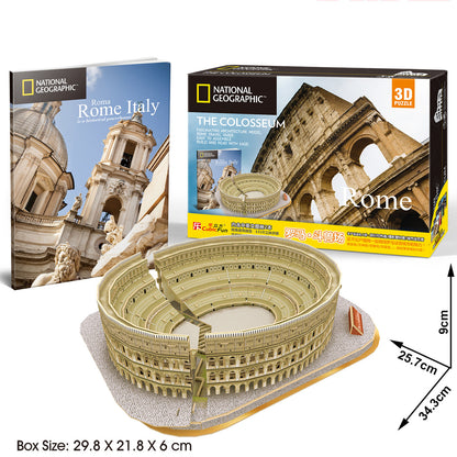 CubicFun The Colosseum 3D Puzzle CFDS0976 – built model view 5