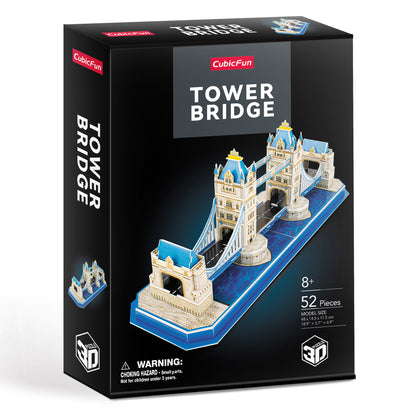 CubicFun Tower Bridge 3D Puzzle CFC238 – built model view 3