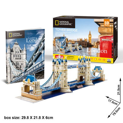 CubicFun Tower Bridge 3D Puzzle CFDS0978 – built model view 4