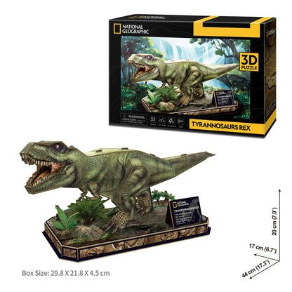 CubicFun Tyrannosaurus Rex 3D Puzzle CFDS1051 – built model view 4