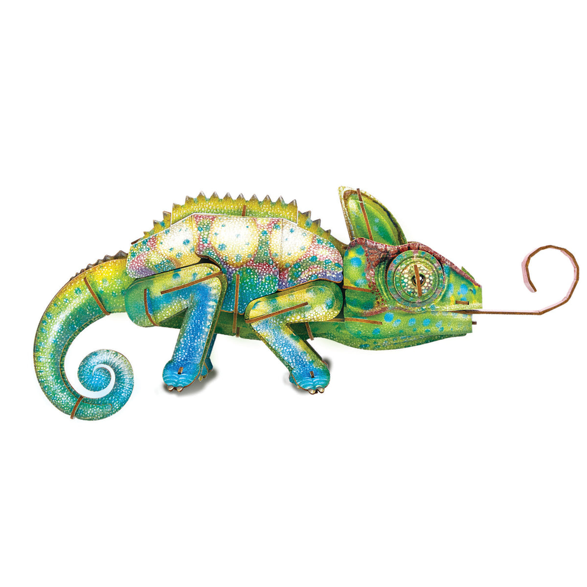 CubicFun Veiled Chameleon 3D Puzzle CFDS1186 – built model view 2