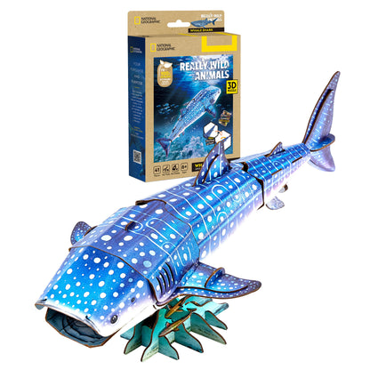 CubicFun Whale Shark 3D Puzzle CFDS1189 – box and built model