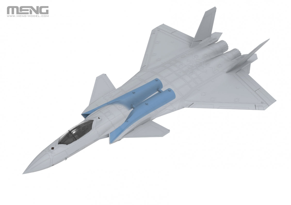 Meng 1/48 Chinese J-20 Stealth Fighter model kit LS-002, image 9