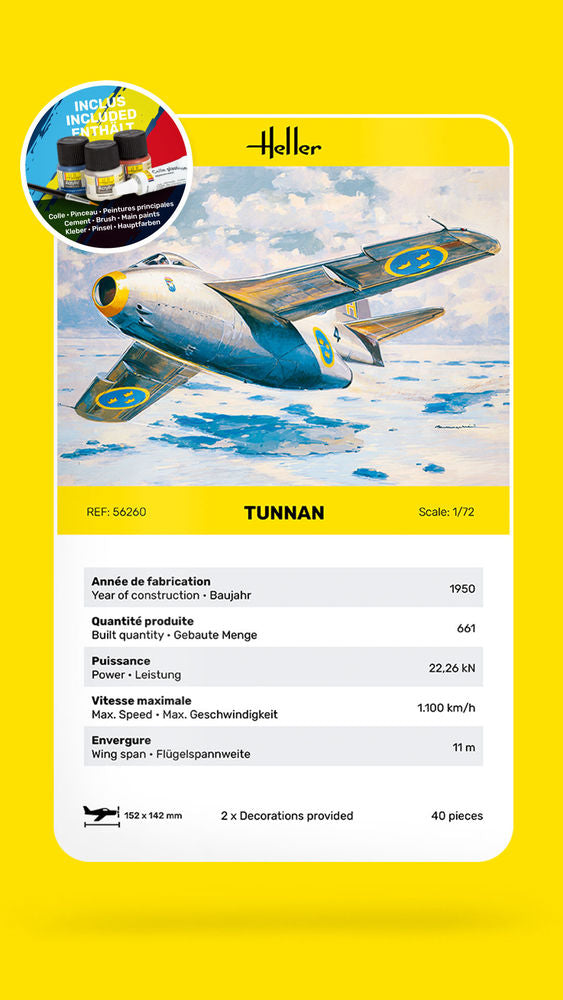 Heller STARTER KIT Tunnan 1:72