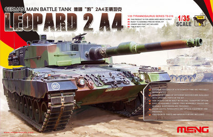 Meng 1/35 Leopard 2A4 German Main Battle Tank model kit TS-016, box art