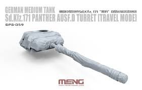 Meng 1/35 Panther Ausf.D Turret Travel Mode SPS-059, box art