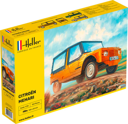 Heller 1/24 Citroen Mehari Plastic Model Kit 80760