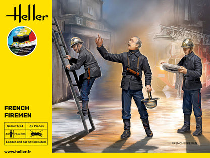 Heller STARTER KIT Feuerwehrmanner 1:24