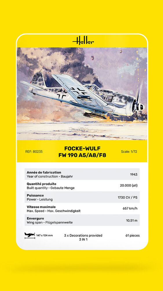 Heller FW 190 A5/A8/F8 1:72