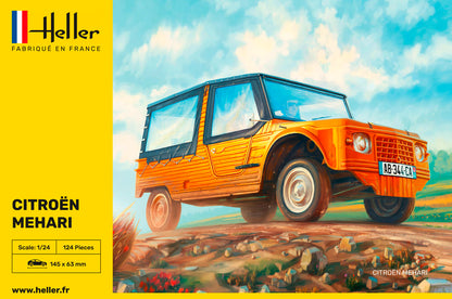 Heller 1/24 Citroen Mehari Plastic Model Kit 80760