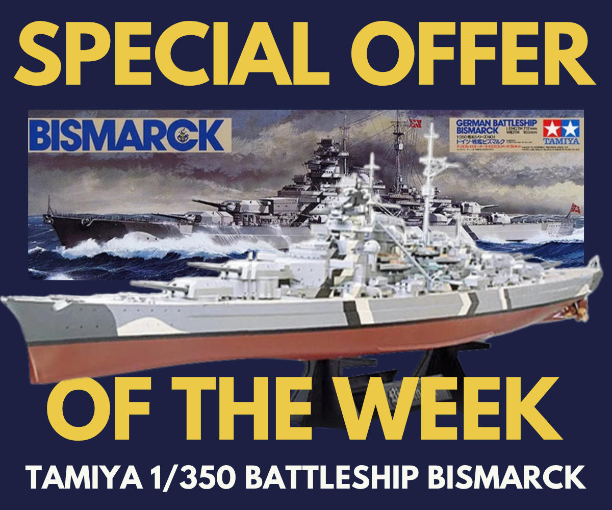 Deal of the Week: Tamiya 1/350 German Battleship Bismarck (78013)