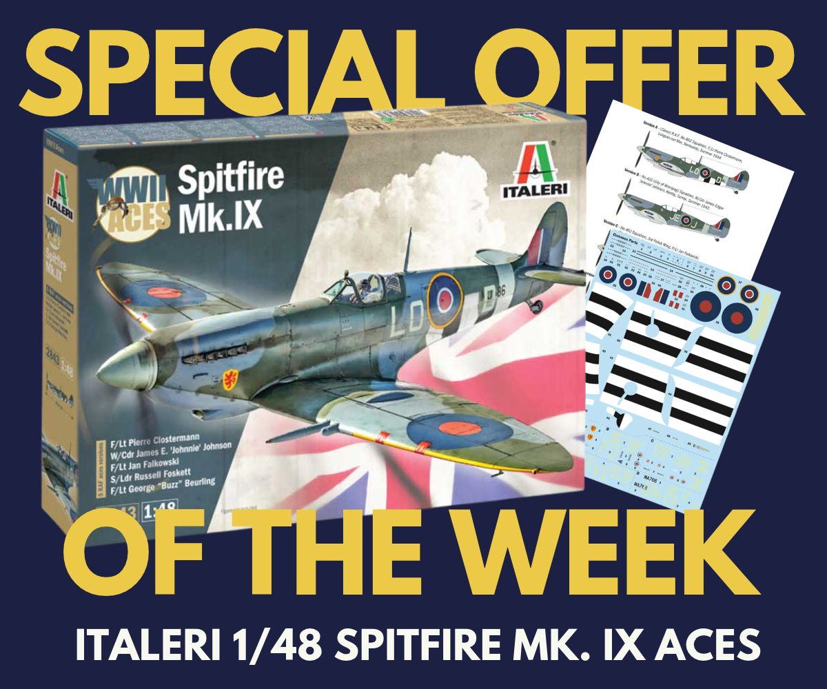 Deal of the Week: Italeri 1/48 Spitfire Mk.IX Aces (2843)