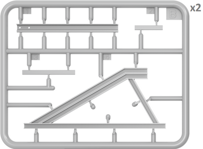 MiniArt 1/35 Accessories - Railway Track and Dead End European Gauge - 35568