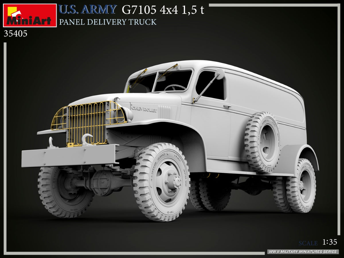 MiniArt 1/35 Military - G7105 4x4 1.5t US Army Panel Delivery Truck - 35405