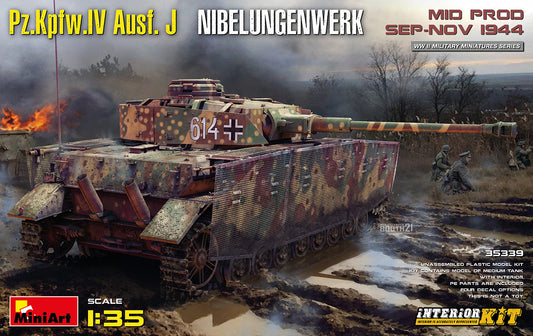 MiniArt Pz.Kpfw.IV Ausf J Nibelungenwerk Mid Int Kit - 35339 box art