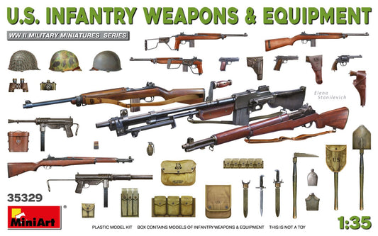 MiniArt U.S. Weapons and Equipment (Infantry) - 35329 box art