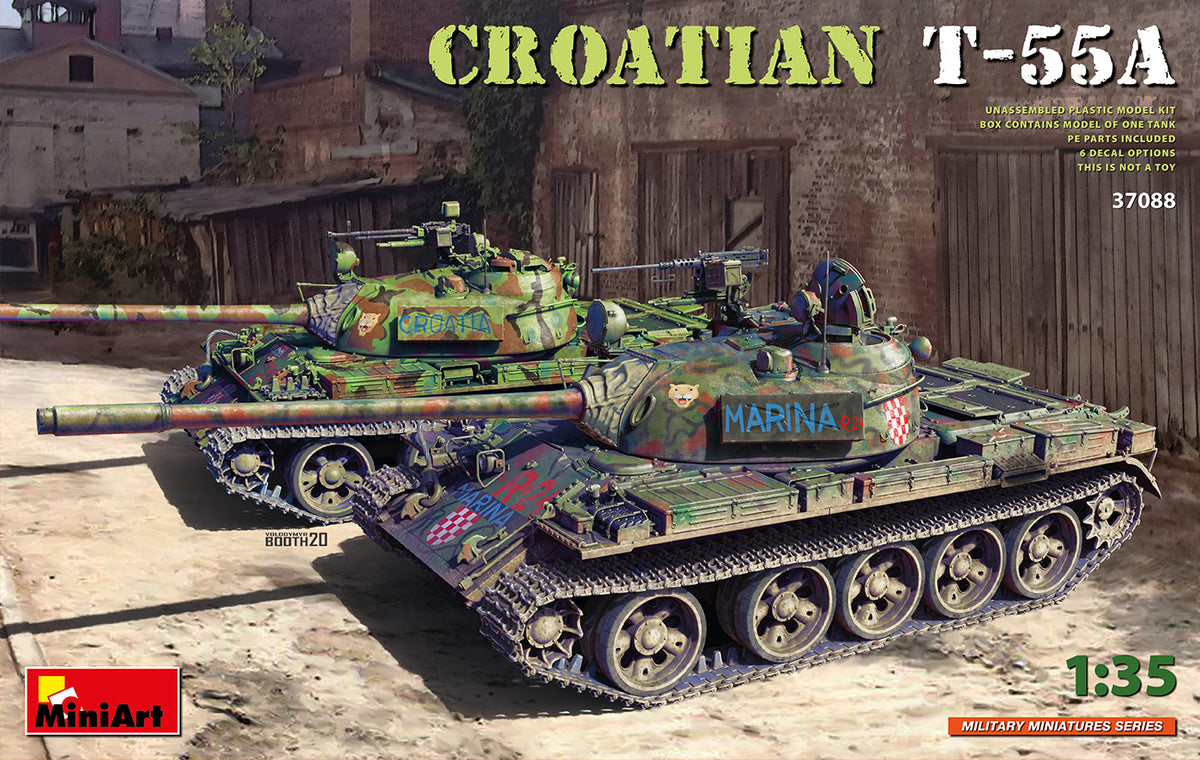 MiniArt Croatian T-55A - 37088 box art