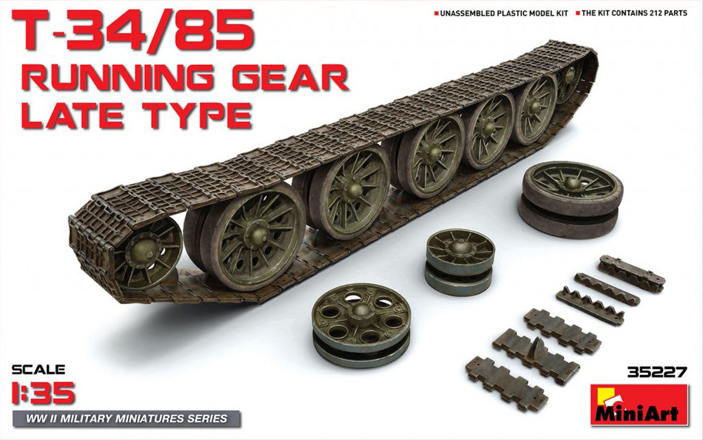 MiniArt T-34/85 Running Gear Late Type - 35227 box art