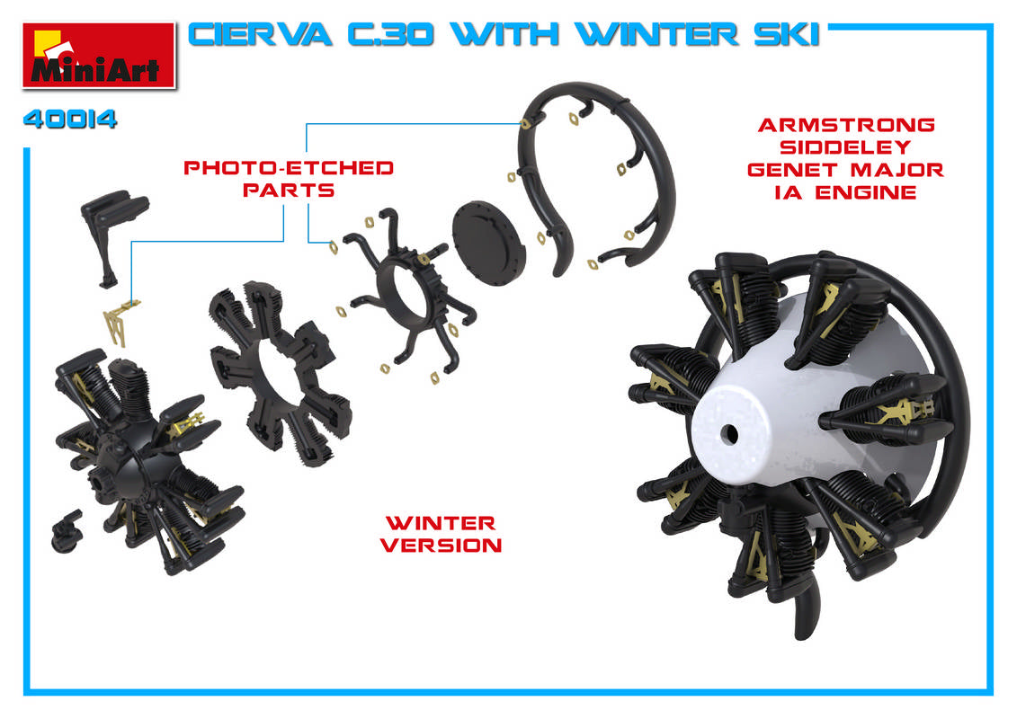 MiniArt 1/35 Military - Cierva C.30 with Winter Ski - 41014