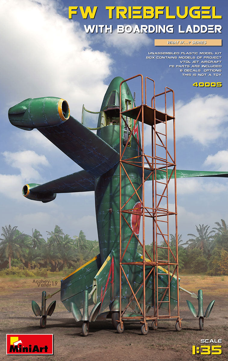 MiniArt Focke-Wulf Triebflugel & Boarding Ladder - 40005 box art