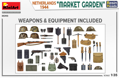 MiniArt 1/35 Military - Market Garden, Holland 1944, w/ Resin Heads - 35393
