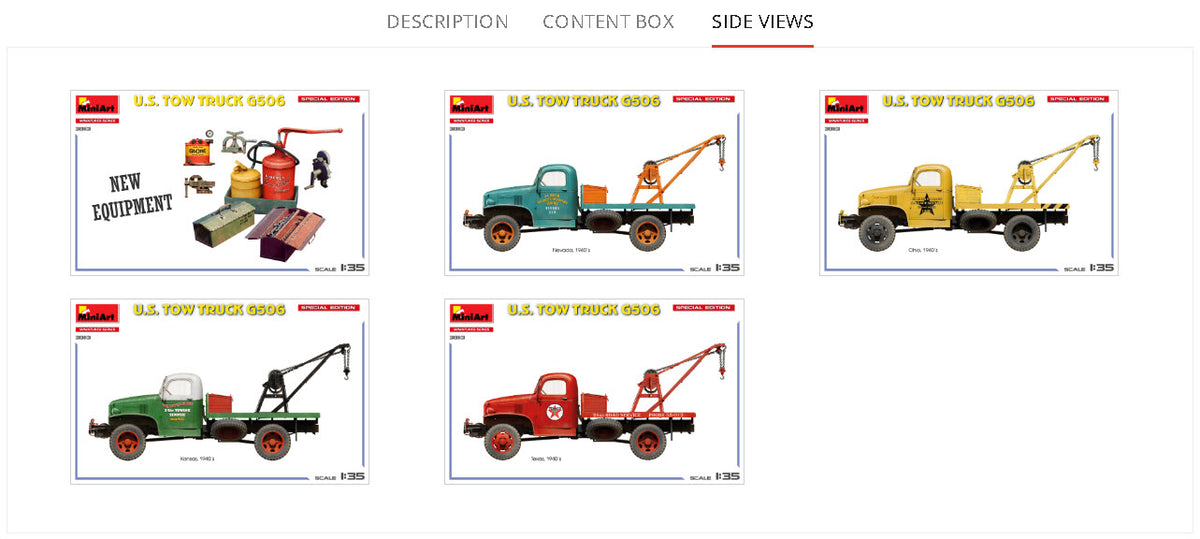 MiniArt 1/35 Military - US Tow Truck G506, Special Edition - 38113