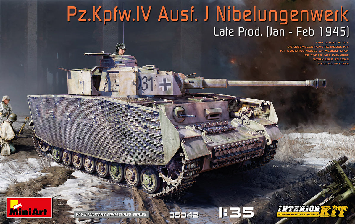 MiniArt Pz.Kpfw.IV AusfJ Nibelungenwerk Late - 35342 box art