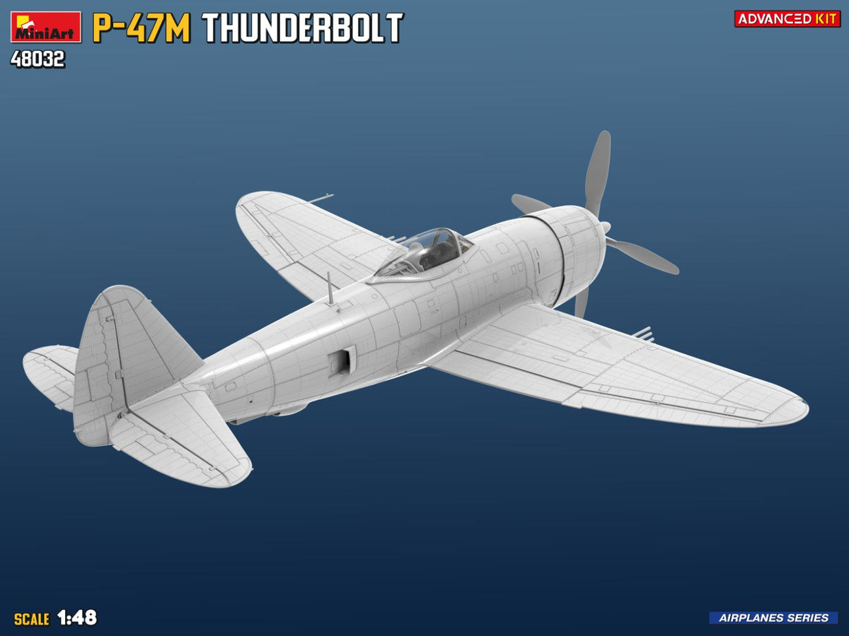 MiniArt 1/48 Aircraft - P-47M Thunderbolt, Advanced Kit - 48032