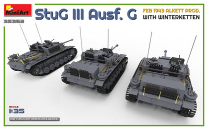 MiniArt 1/35 Military - StuG III Ausf. G Alkett Prod w/ Winterketten - 35362