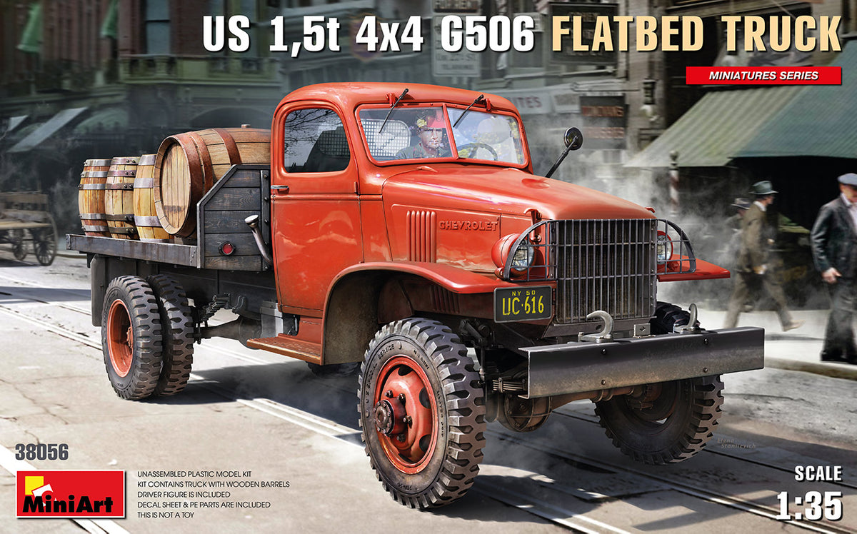 MiniArt US 1,5t 4x4 G506 FLATBED TRUCK - 38056 box art