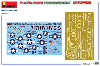 MiniArt 1/48 Aircraft - P-47D-26RA Thunderbolt, Advanced Kit - 48003
